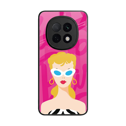 Pookie back phone cover | glass case for oppo f29 pro 5g