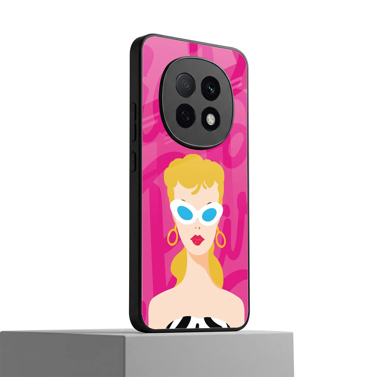 Pookie oppo f29 pro 5g mobile cover | shockproof glass phone case