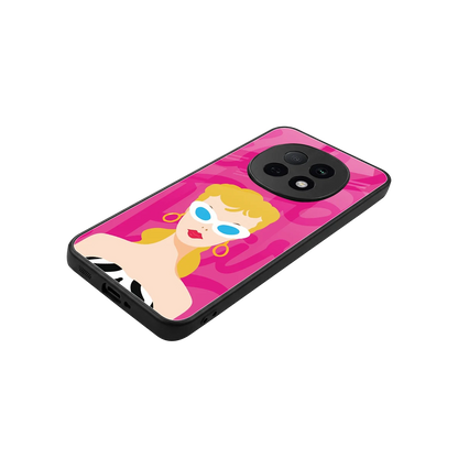 Pookie stylish phone case for oppo f29 pro 5g | glossy glass and slim fit