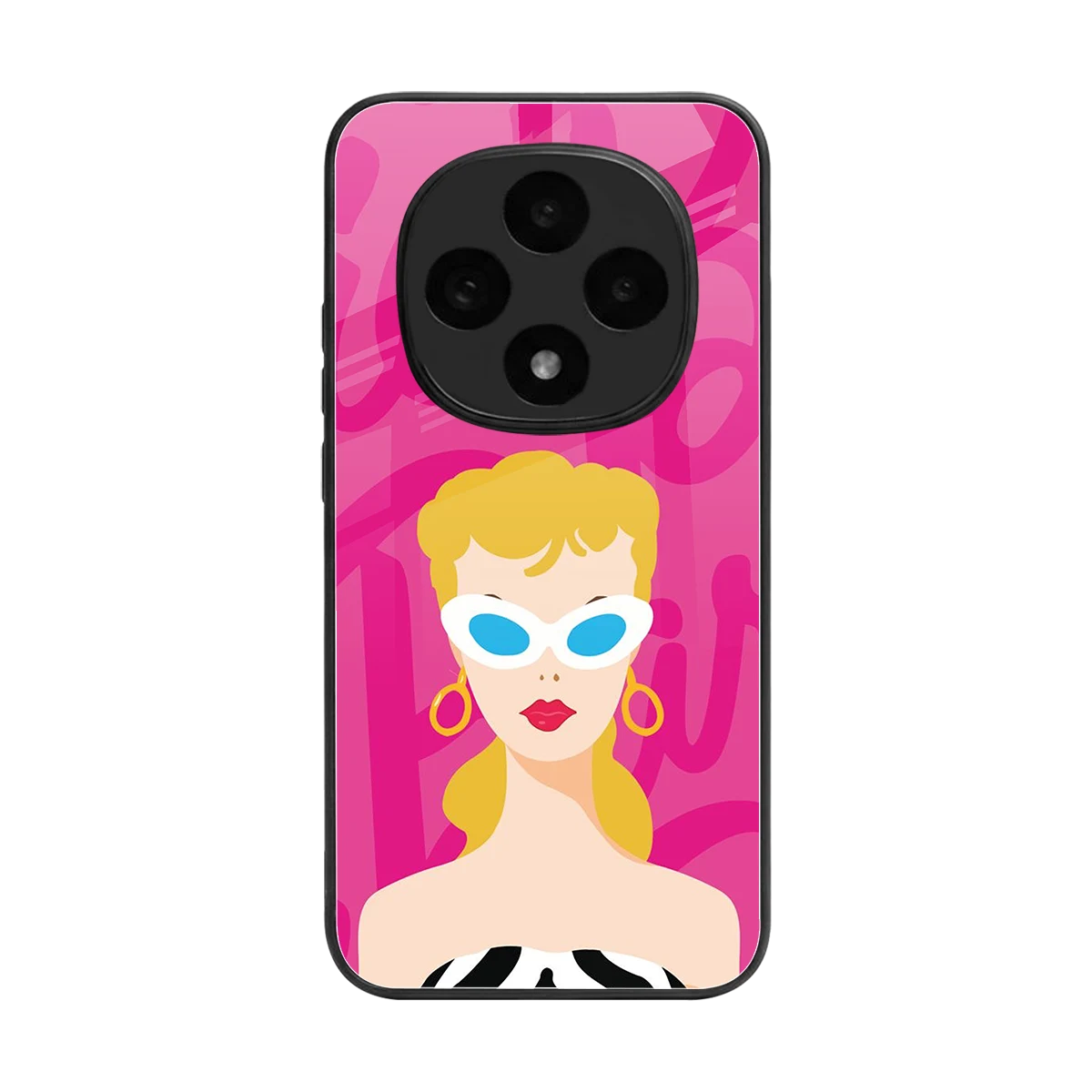 Pookie back phone cover | glass case for oppo f31 pro 5g