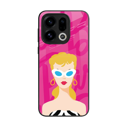 Pookie back phone cover | glass case for oppo find x9