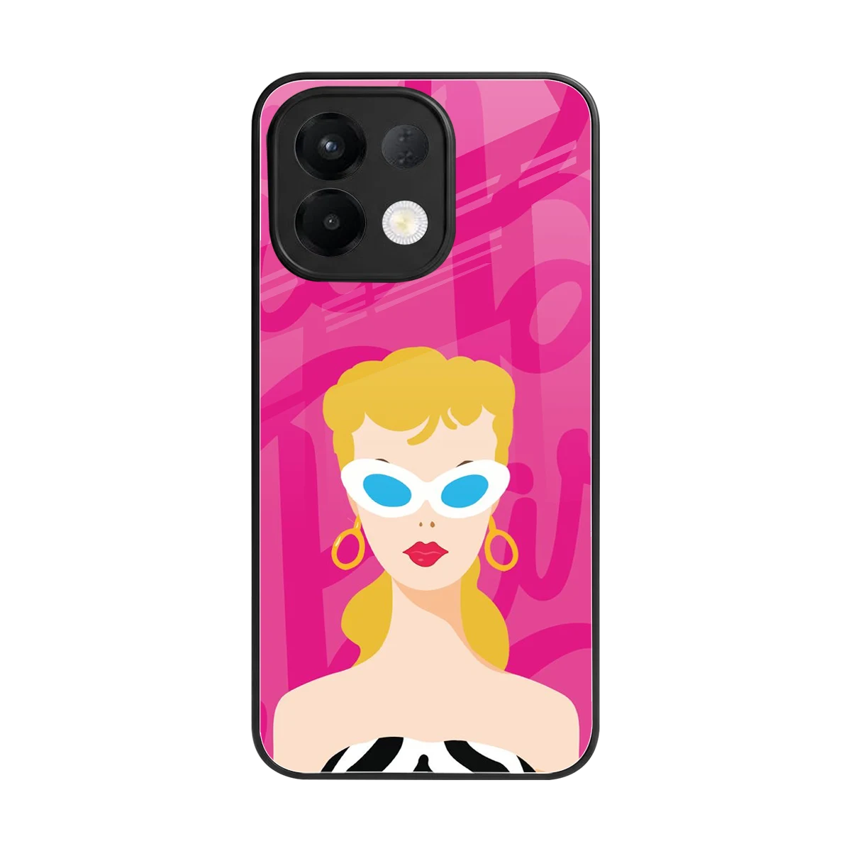 Pookie back phone cover | glass case for oppo k13 5g