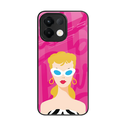 Pookie back phone cover | glass case for oppo k13 5g