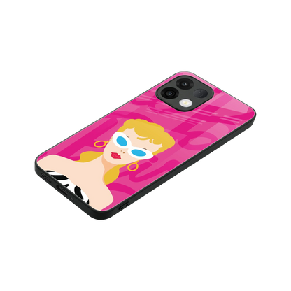 Pookie stylish phone case for oppo k13 5g | glossy glass and slim fit