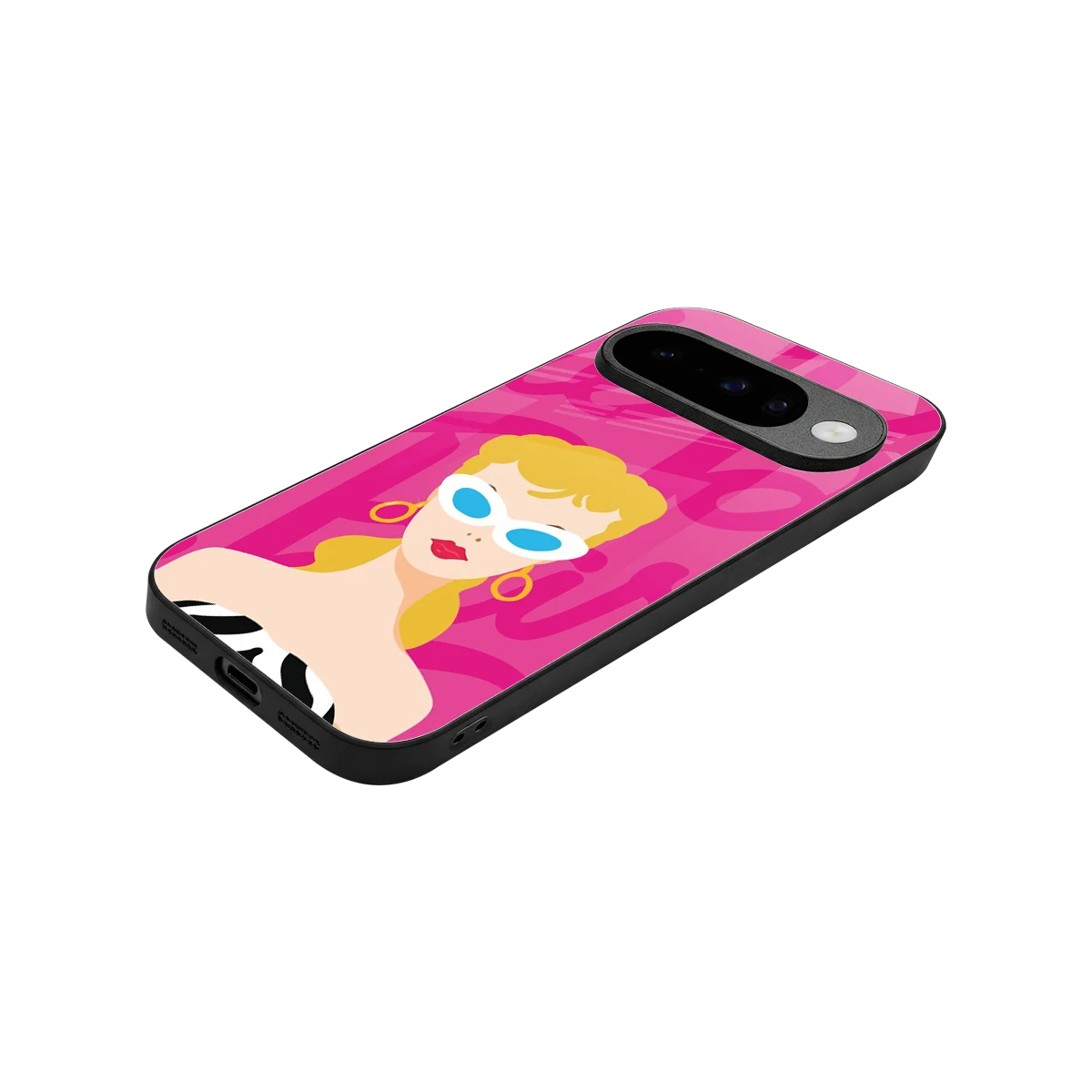 Pookie stylish phone case for google pixel 10 | glossy glass and slim fit