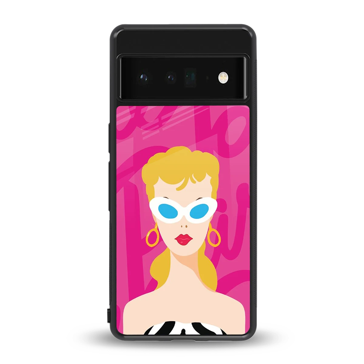 Pookie back phone cover | glass case for google pixel 6 pro