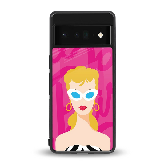 Pookie back phone cover | glass case for google pixel 6 pro