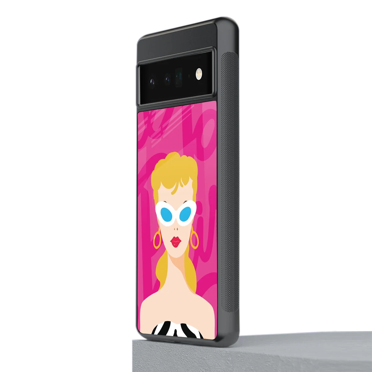 Pookie stylish phone case for google pixel 6 pro | glossy glass and slim fit