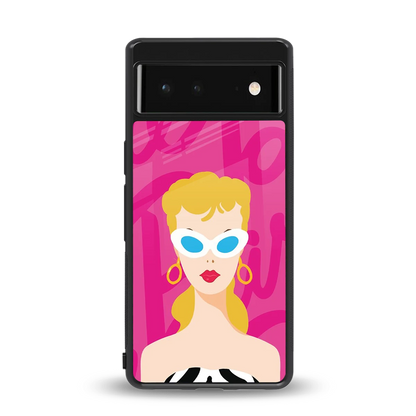 Pookie back phone cover | glass case for google pixel 6