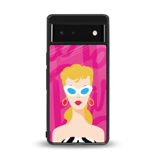 Pookie back phone cover | glass case for google pixel 6