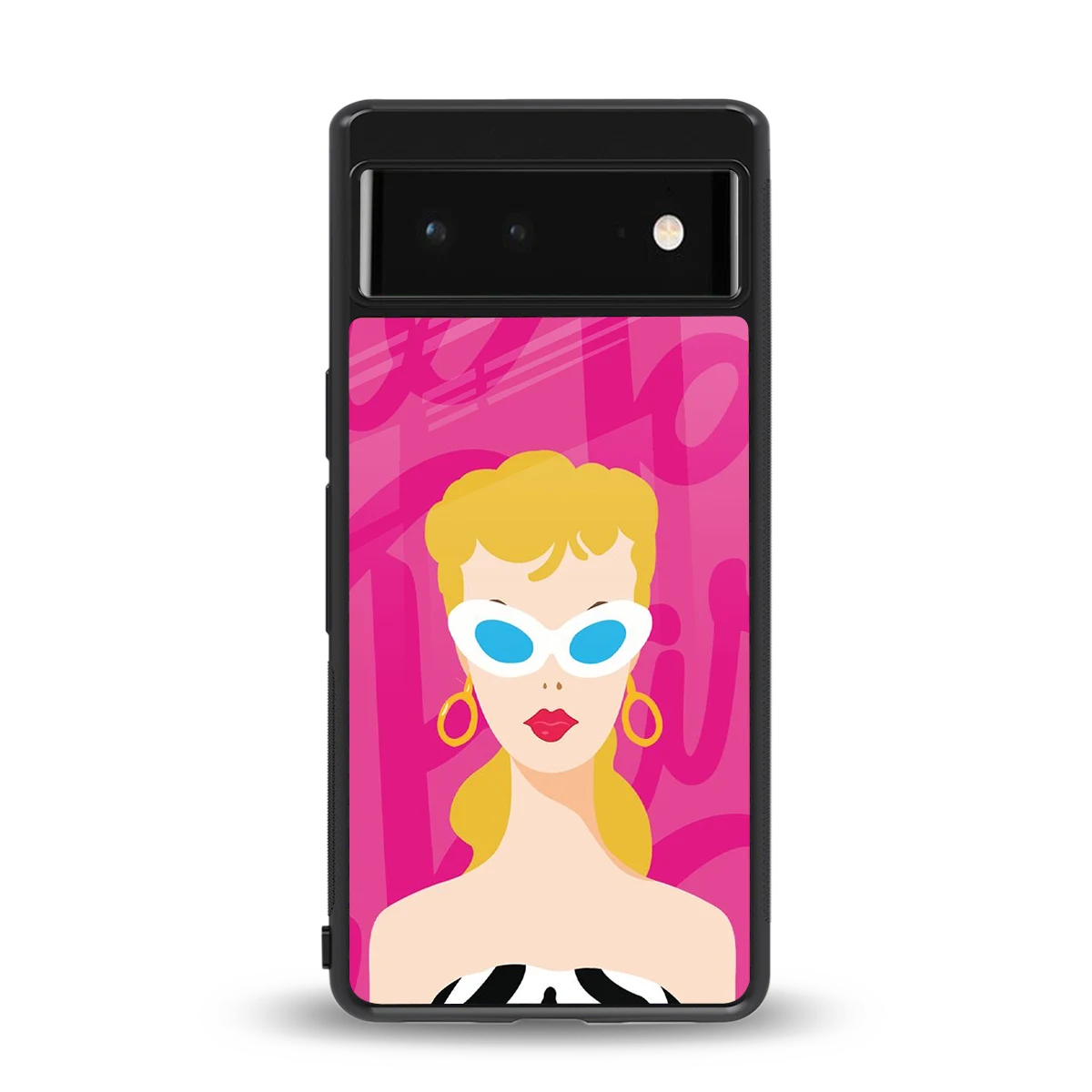 Pookie back phone cover | glass case for google pixel 6a