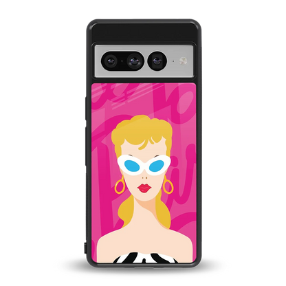 Pookie back phone cover | glass case for google pixel 7 pro