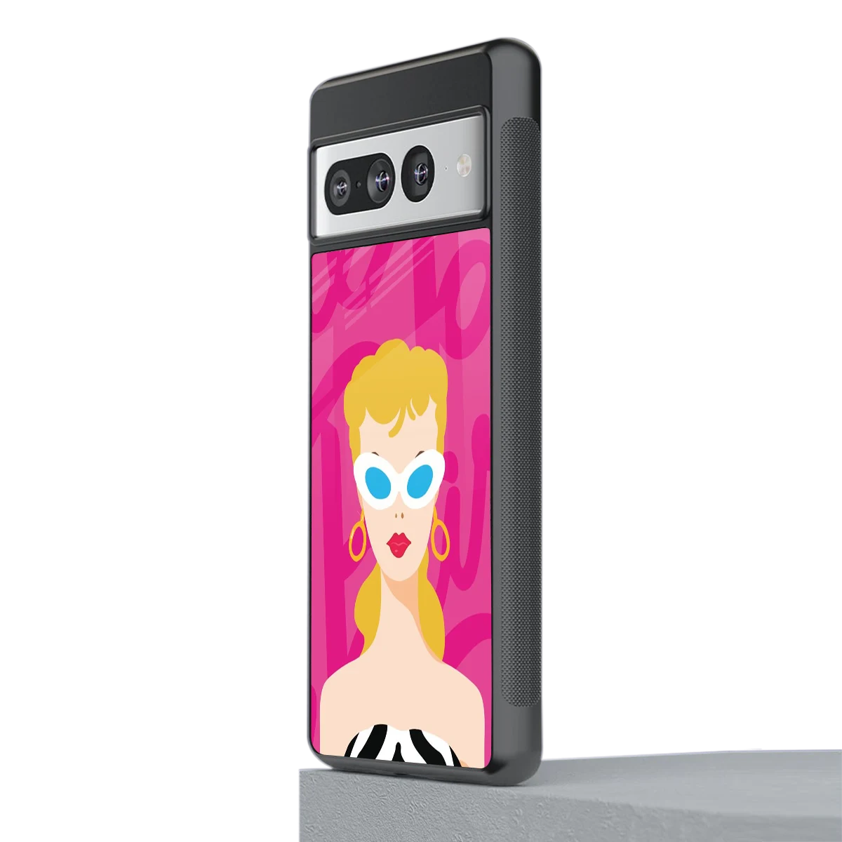 Pookie stylish phone case for google pixel 7 pro | glossy glass and slim fit