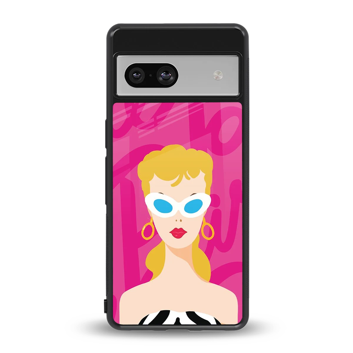 Pookie back phone cover | glass case for google pixel 7a