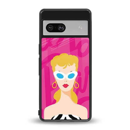 Pookie back phone cover | glass case for google pixel 7a