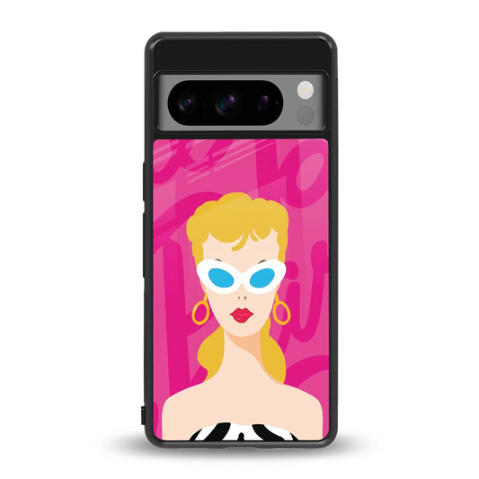 Pookie back phone cover | glass case for google pixel 8 pro