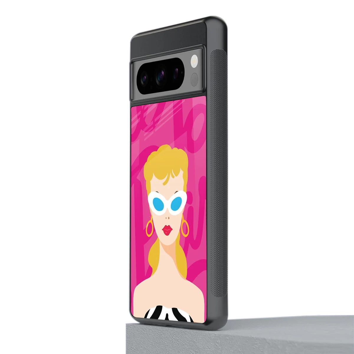 Pookie stylish phone case for google pixel 8 pro | glossy glass and slim fit