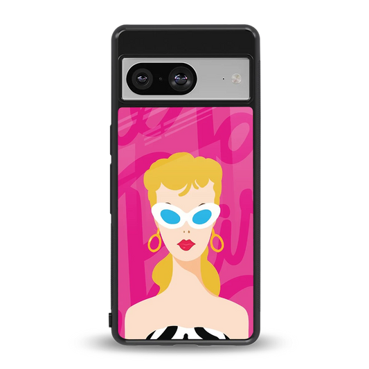Pookie back phone cover | glass case for google pixel 8