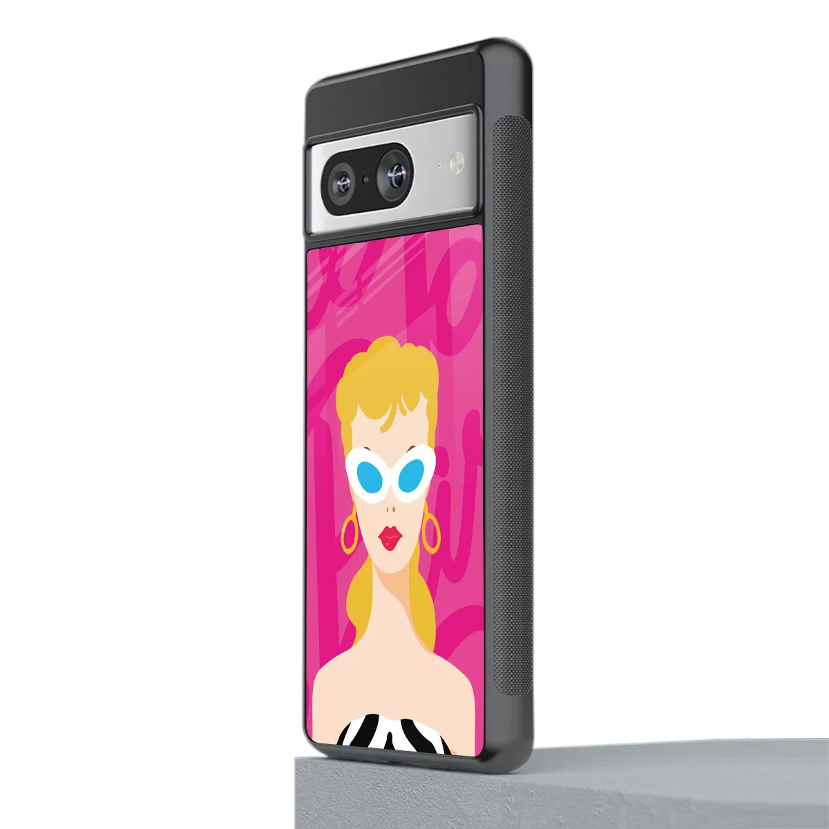 Pookie stylish phone case for google pixel 8 | glossy glass and slim fit