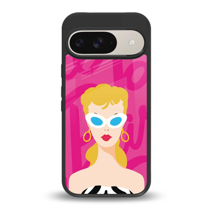 Pookie back phone cover | glass case for google pixel 9