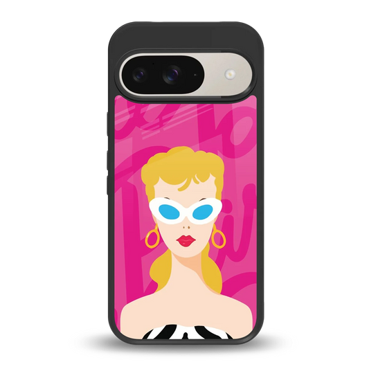 Pookie back phone cover | glass case for google pixel 9