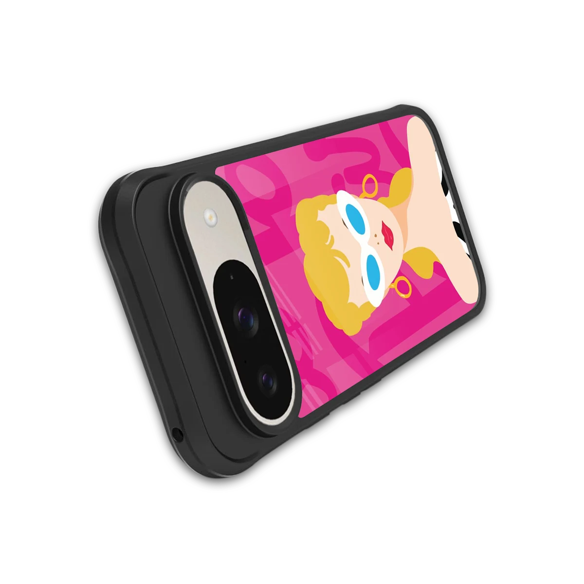 Pookie stylish phone case for google pixel 9 | glossy glass and slim fit