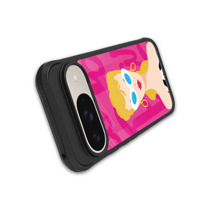 Pookie stylish phone case for google pixel 9 | glossy glass and slim fit