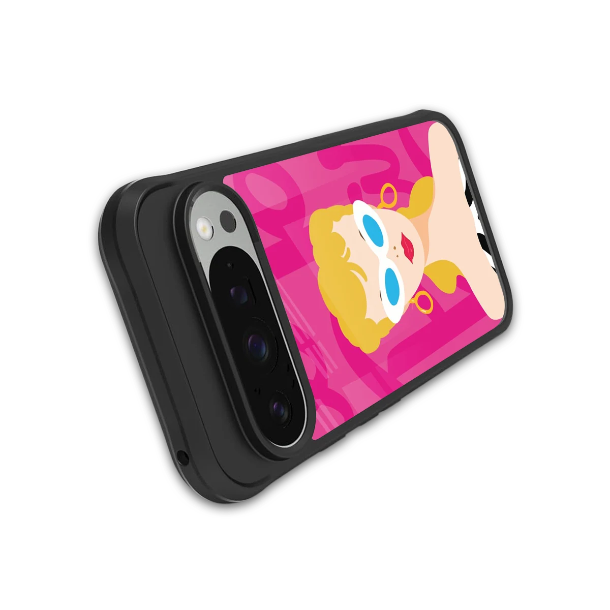 Pookie stylish phone case for google pixel 9 pro xl | glossy glass and slim fit