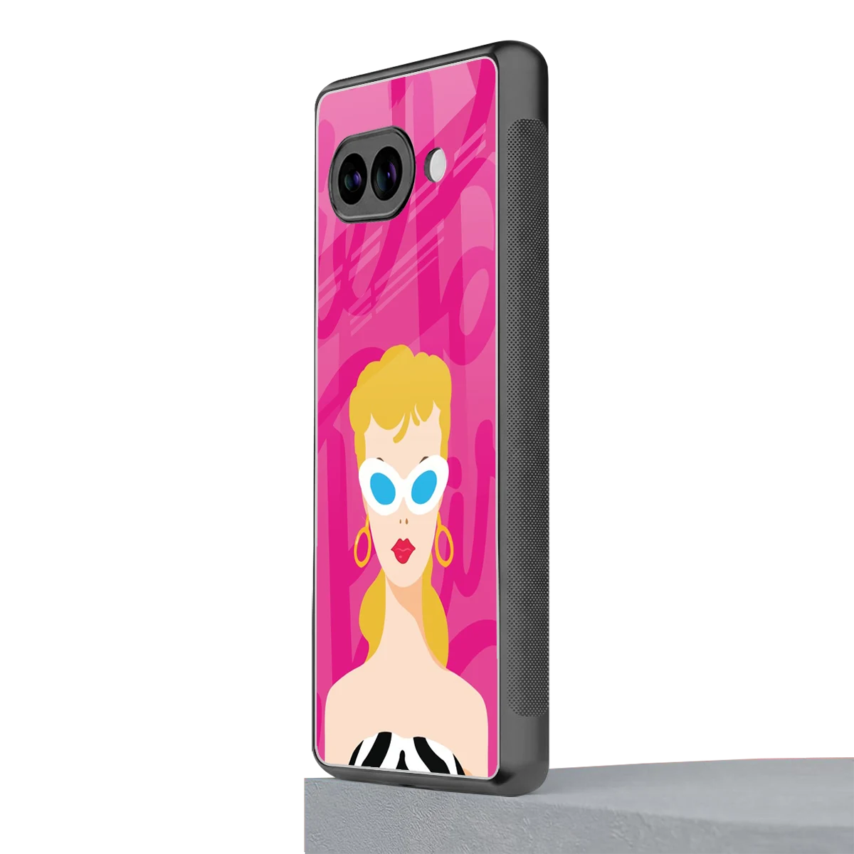 Pookie google pixel 10a mobile cover | shockproof glass phone case