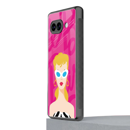 Pookie google pixel 10a mobile cover | shockproof glass phone case