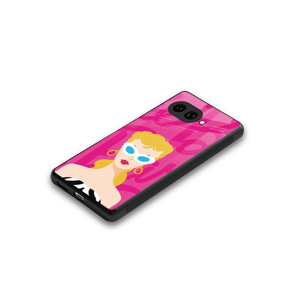 Pookie stylish phone case for google pixel 10a | glossy glass and slim fit