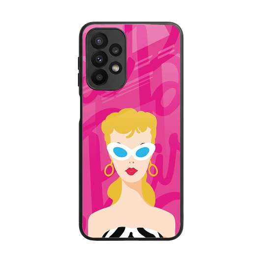 Pookie back phone cover | glass case for samsung galaxy a23