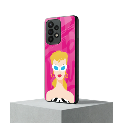 Pookie samsung galaxy a23 mobile cover | shockproof glass phone case