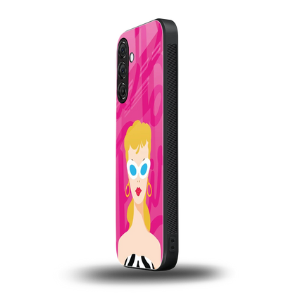 Pookie samsung galaxy m36 5g mobile cover | shockproof glass phone case