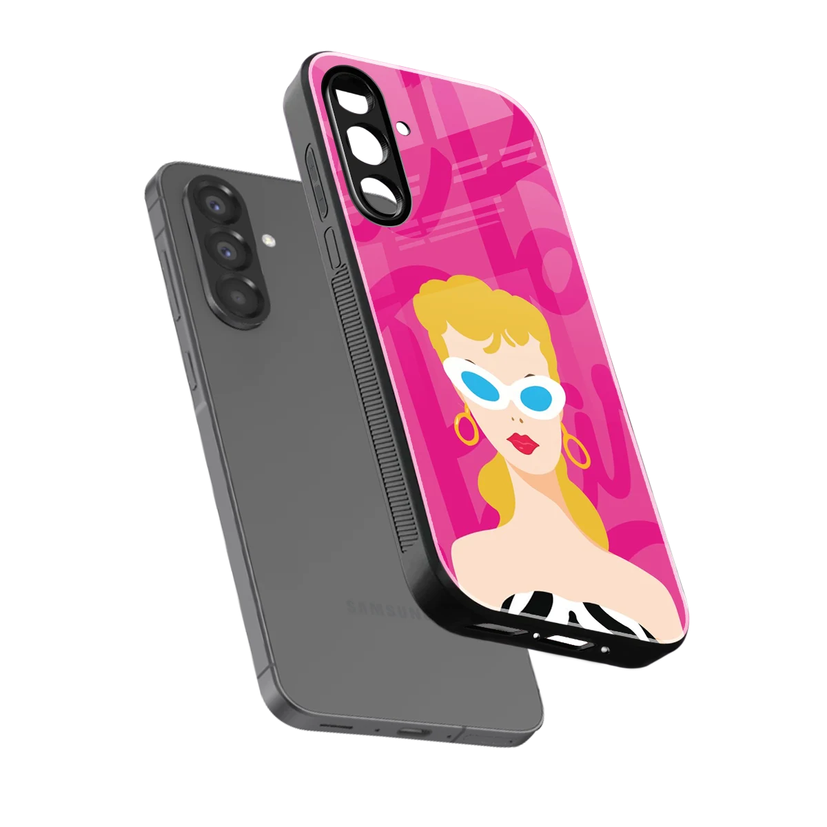 Pookie sleek samsung galaxy a36 5g cover with tempered glass back and TPU edges
