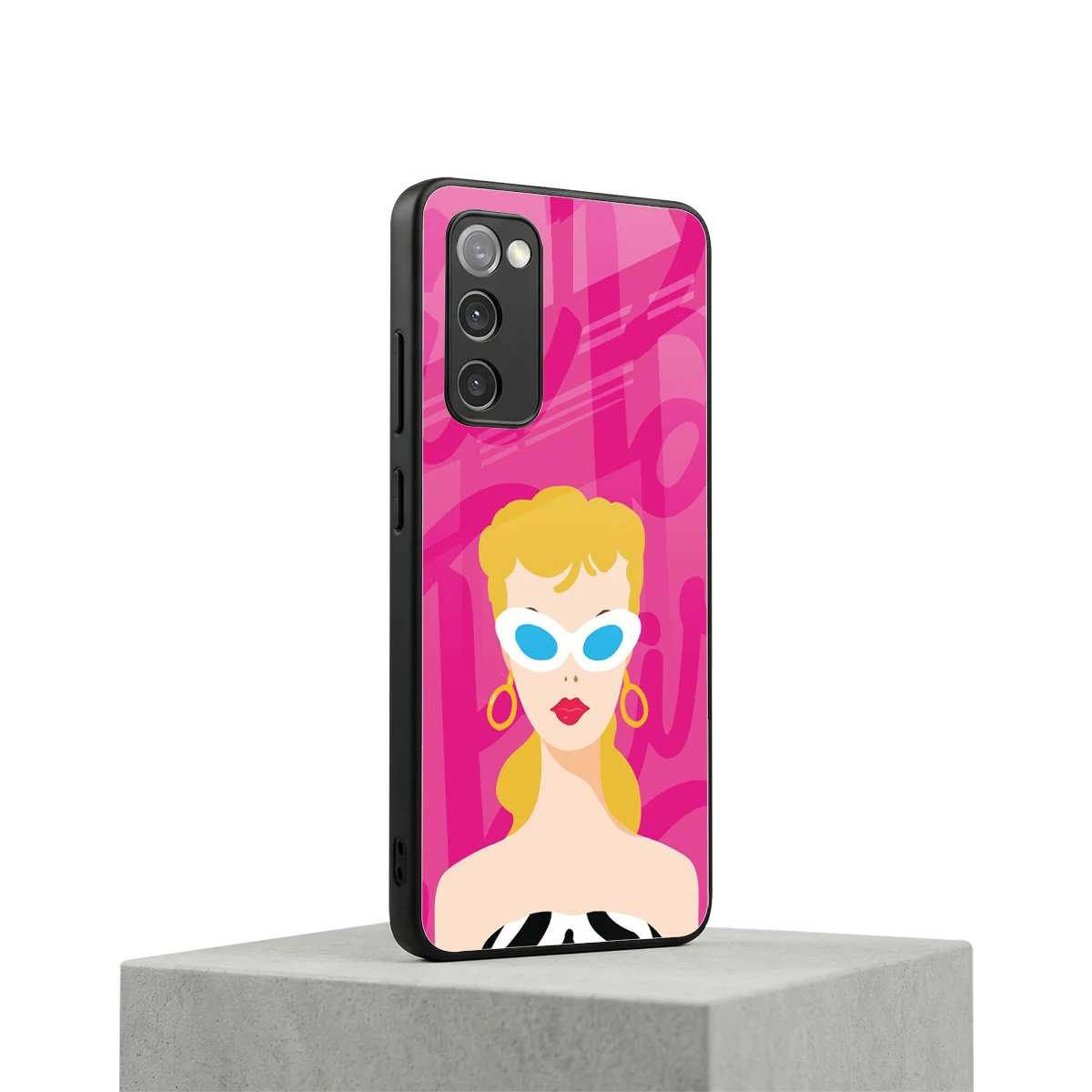 Pookie samsung galaxy s20 fe mobile cover | shockproof glass phone case