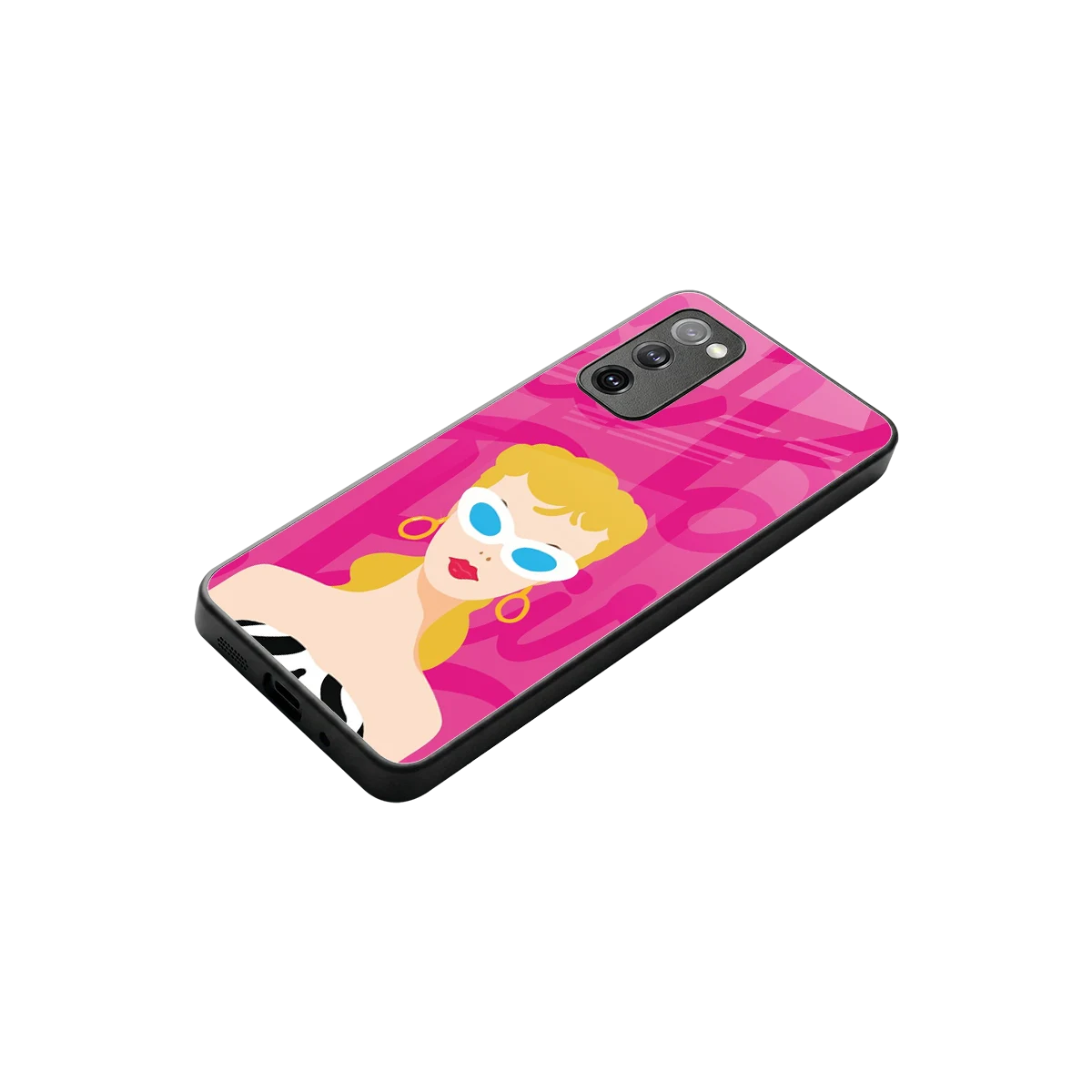 Pookie stylish phone case for samsung galaxy s20 fe | glossy glass and slim fit