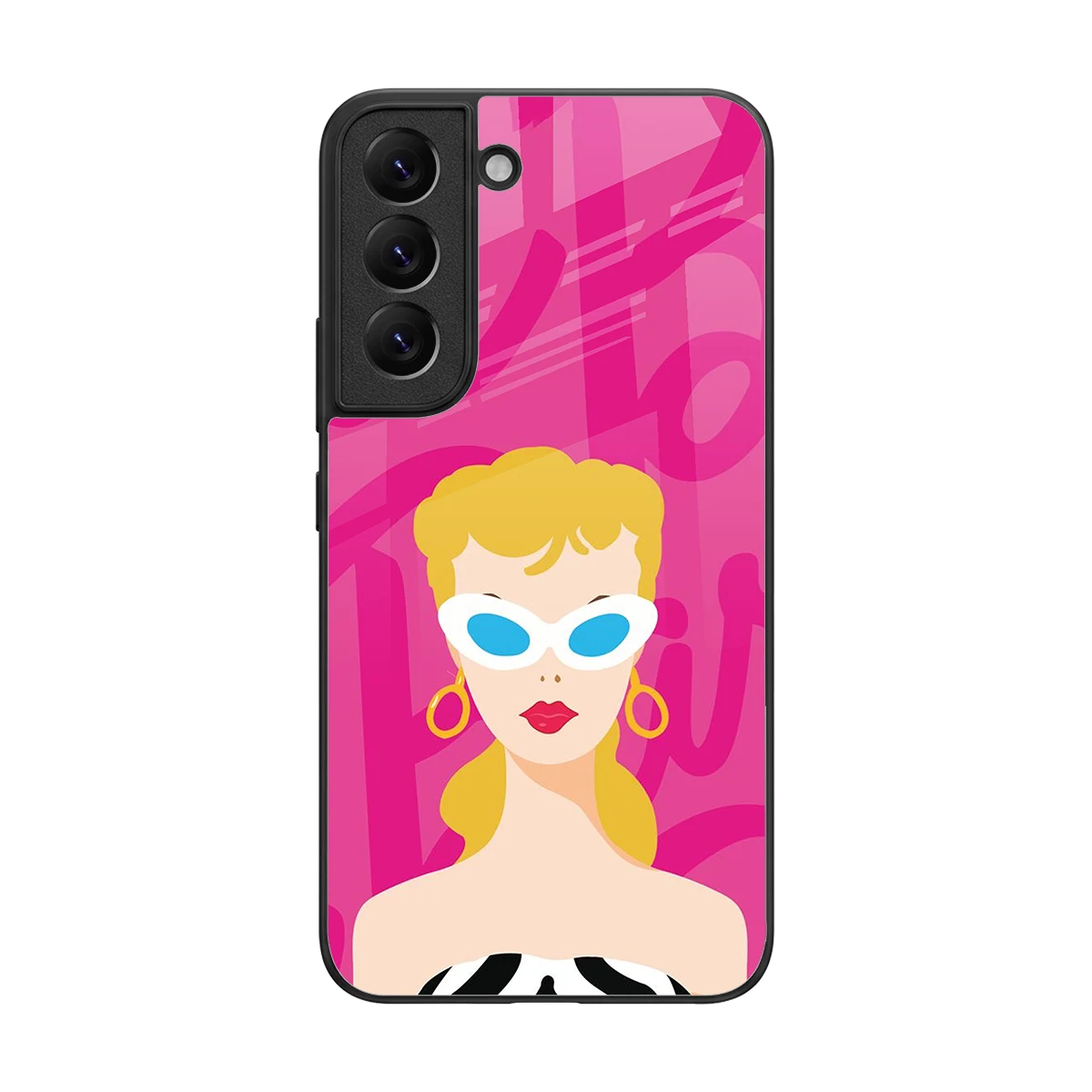 Pookie back phone cover | glass case for samsung galaxy s22