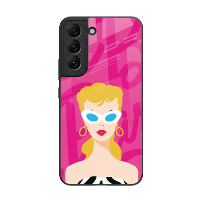 Pookie back phone cover | glass case for samsung galaxy s22