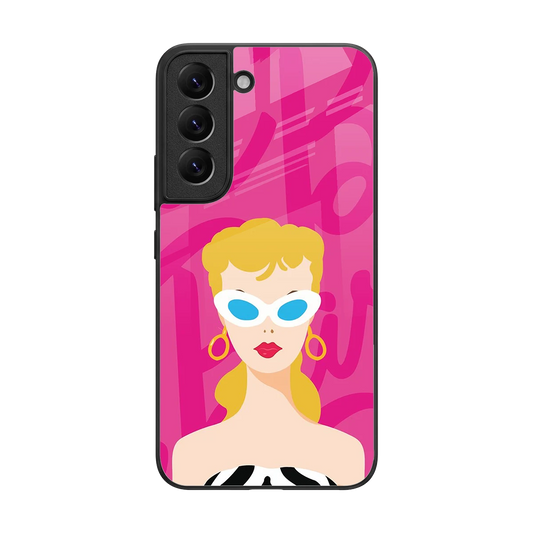 Pookie back phone cover | glass case for samsung galaxy s22