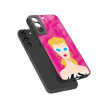 Pookie sleek samsung galaxy s22 cover with tempered glass back and TPU edges
