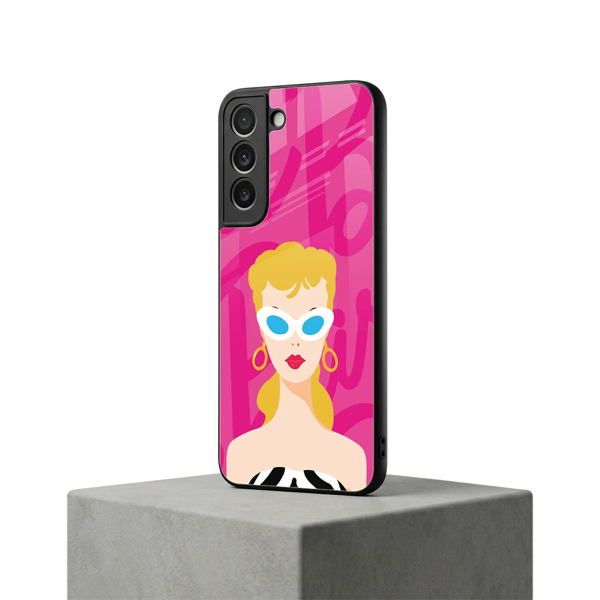 Pookie samsung galaxy s22 mobile cover | shockproof glass phone case