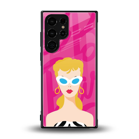 Pookie back phone cover | glass case for samsung galaxy s24 ultra