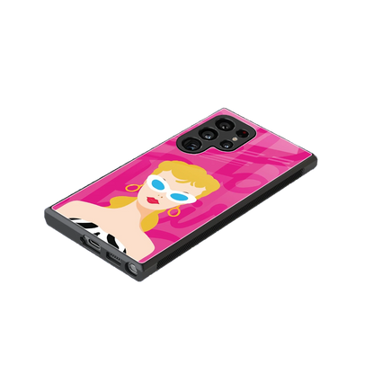 Pookie stylish phone case for samsung galaxy s23 ultra | glossy glass and slim fit