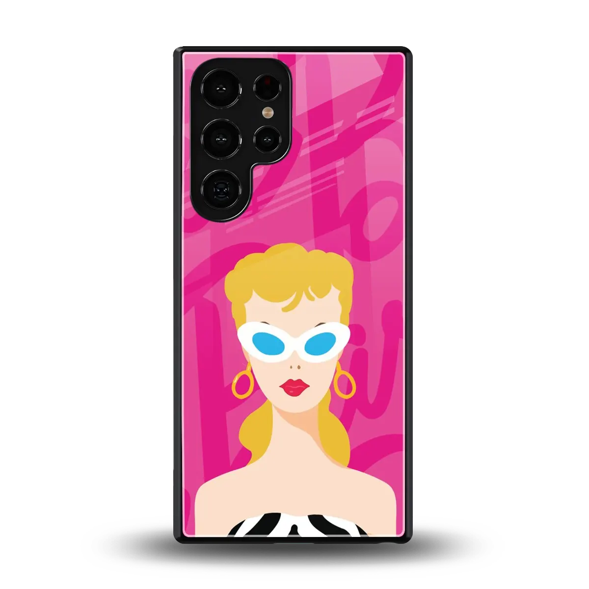 Pookie back phone cover | glass case for samsung galaxy s25 ultra