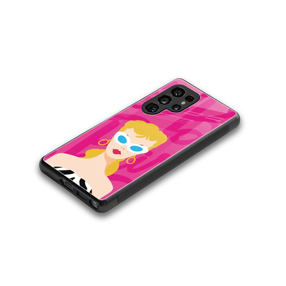 Pookie stylish phone case for samsung galaxy s25 ultra | glossy glass and slim fit