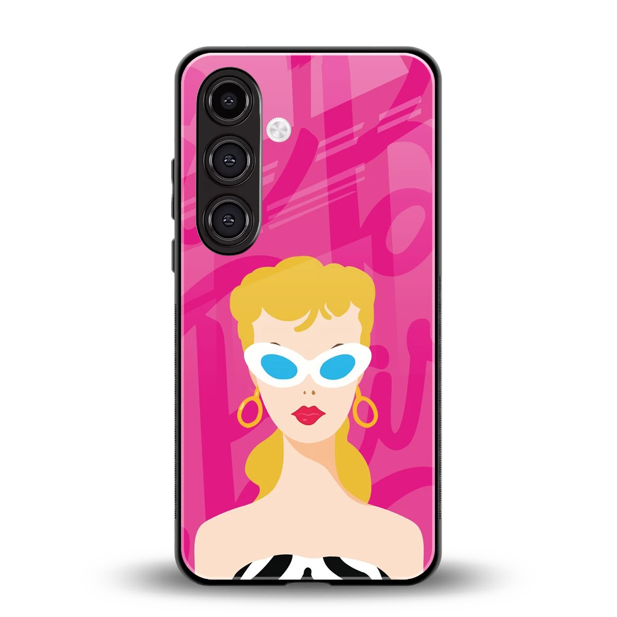 Pookie back phone cover | glass case for samsung galaxy s24