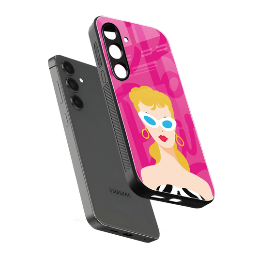 Pookie sleek samsung galaxy s25 cover with tempered glass back and TPU edges