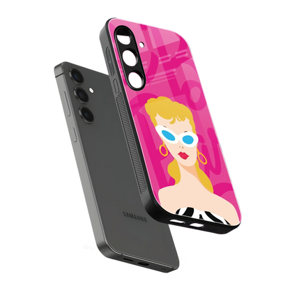 Pookie sleek samsung galaxy s24 cover with tempered glass back and TPU edges
