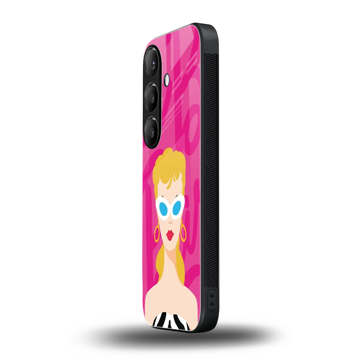 Pookie samsung galaxy s24 mobile cover | shockproof glass phone case